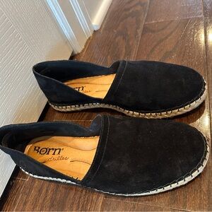 Born Black Stitched shoes